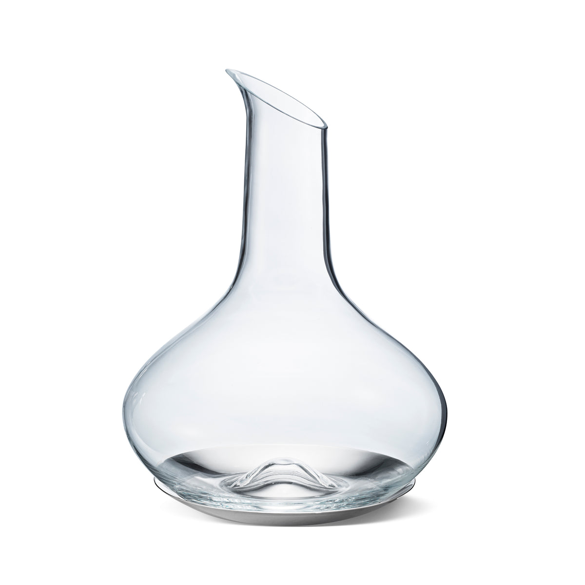 Sky Wine Carafe Glass & Stainless Steel Coaster