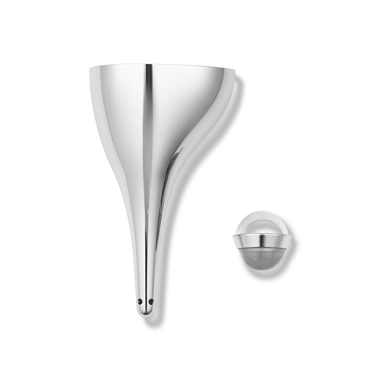 Sky Wine Decanter Aerating Funnel with Filter in Stainless Steel