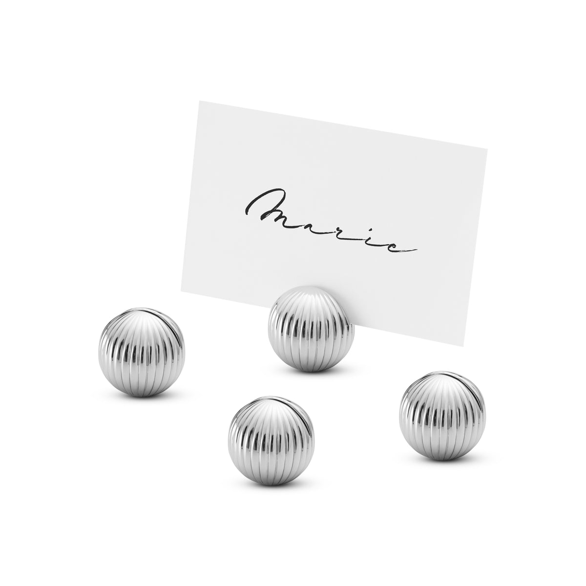 Bernadotte Table Card Holders, Set of 4