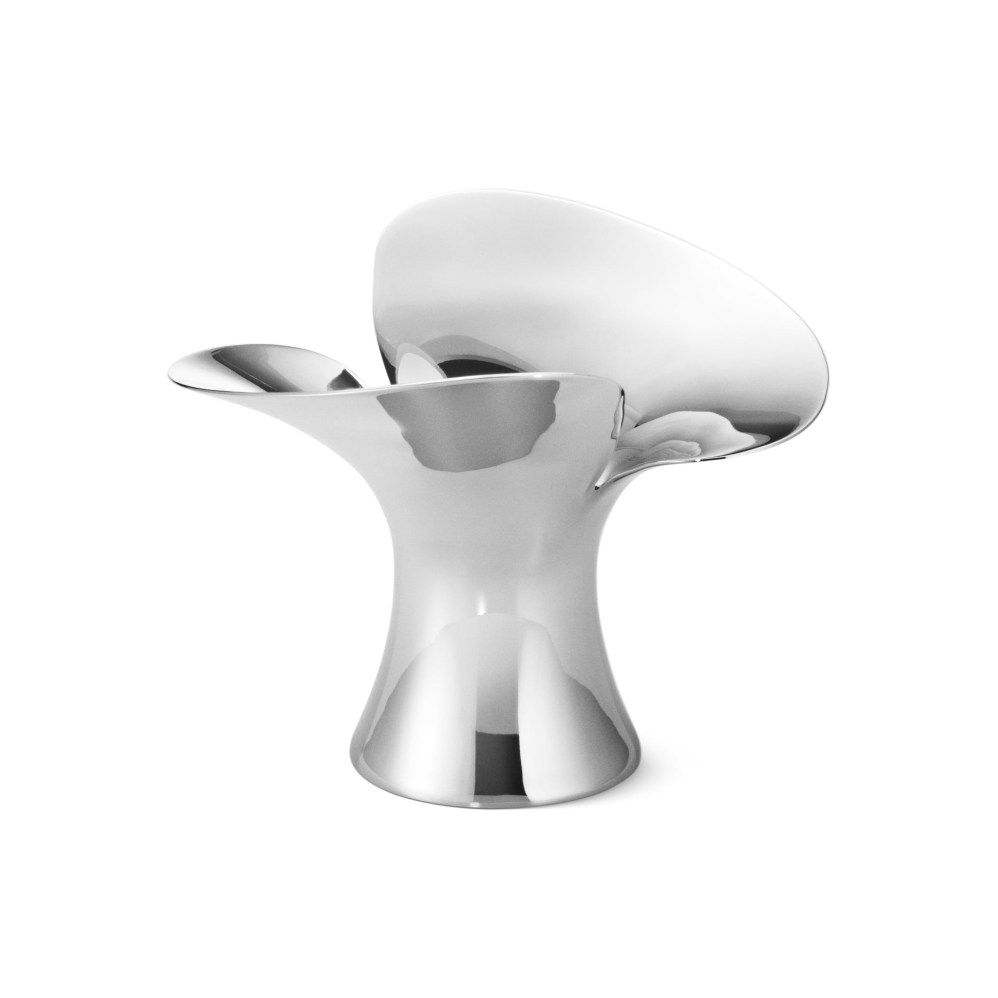 Bloom Taper Candleholder Steel, Set of 2