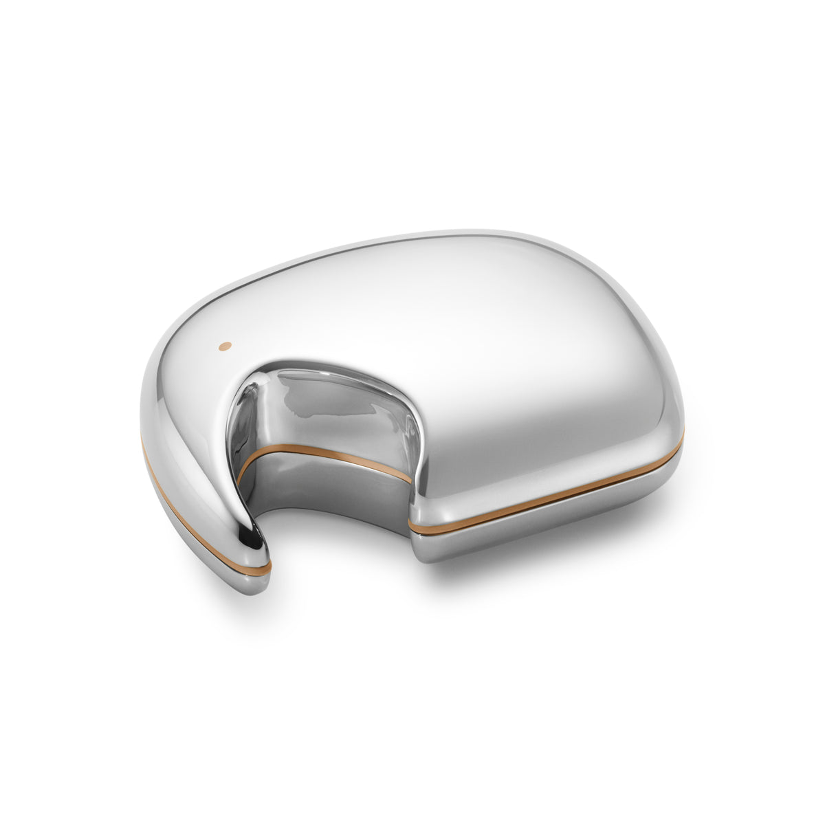 Elephant Keepsake Box in Stainless Steel & Silicone Yellow