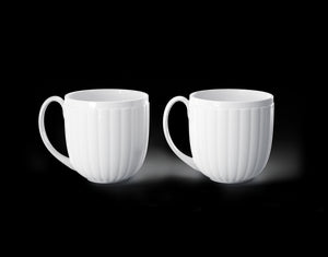 Bernadotte Cup With Handle, Porcelain, Set of 2