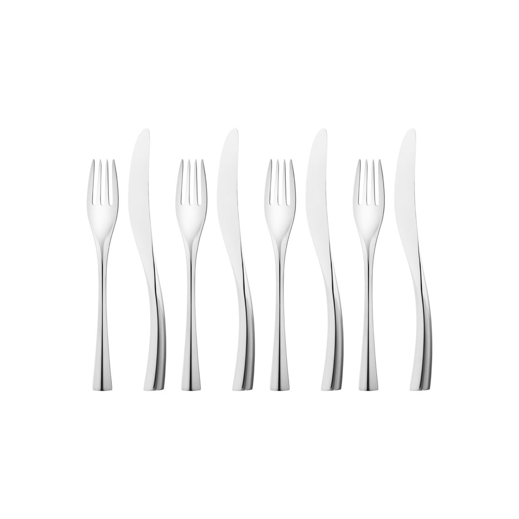 Cobra Luncheon/Starter Giftbox in Stainless Steel, Set of 8
