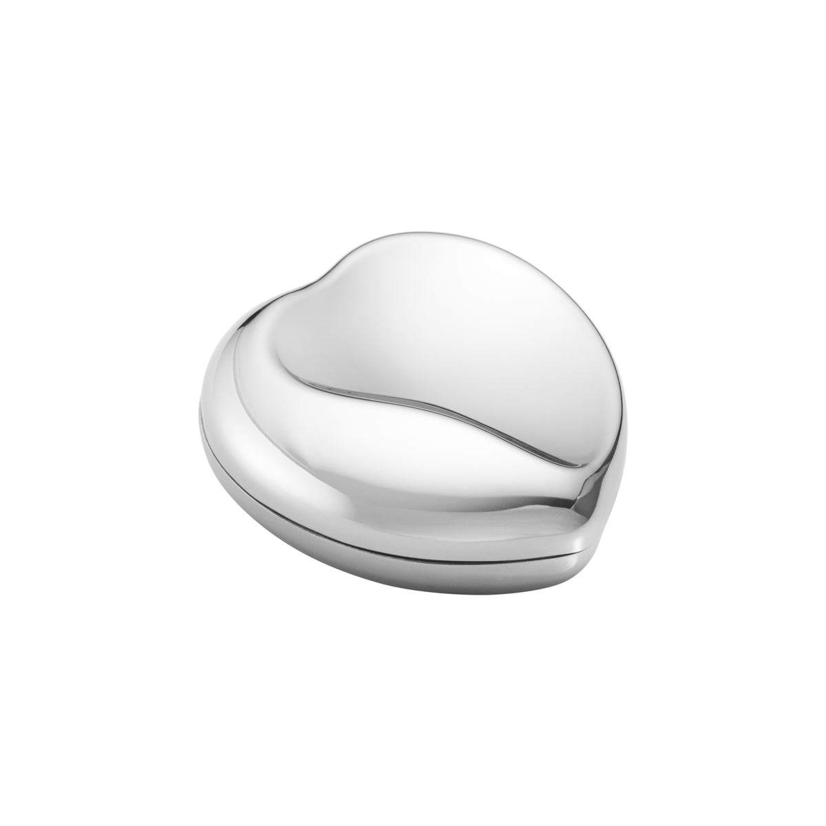 Heart Pill Box Stainless Steel