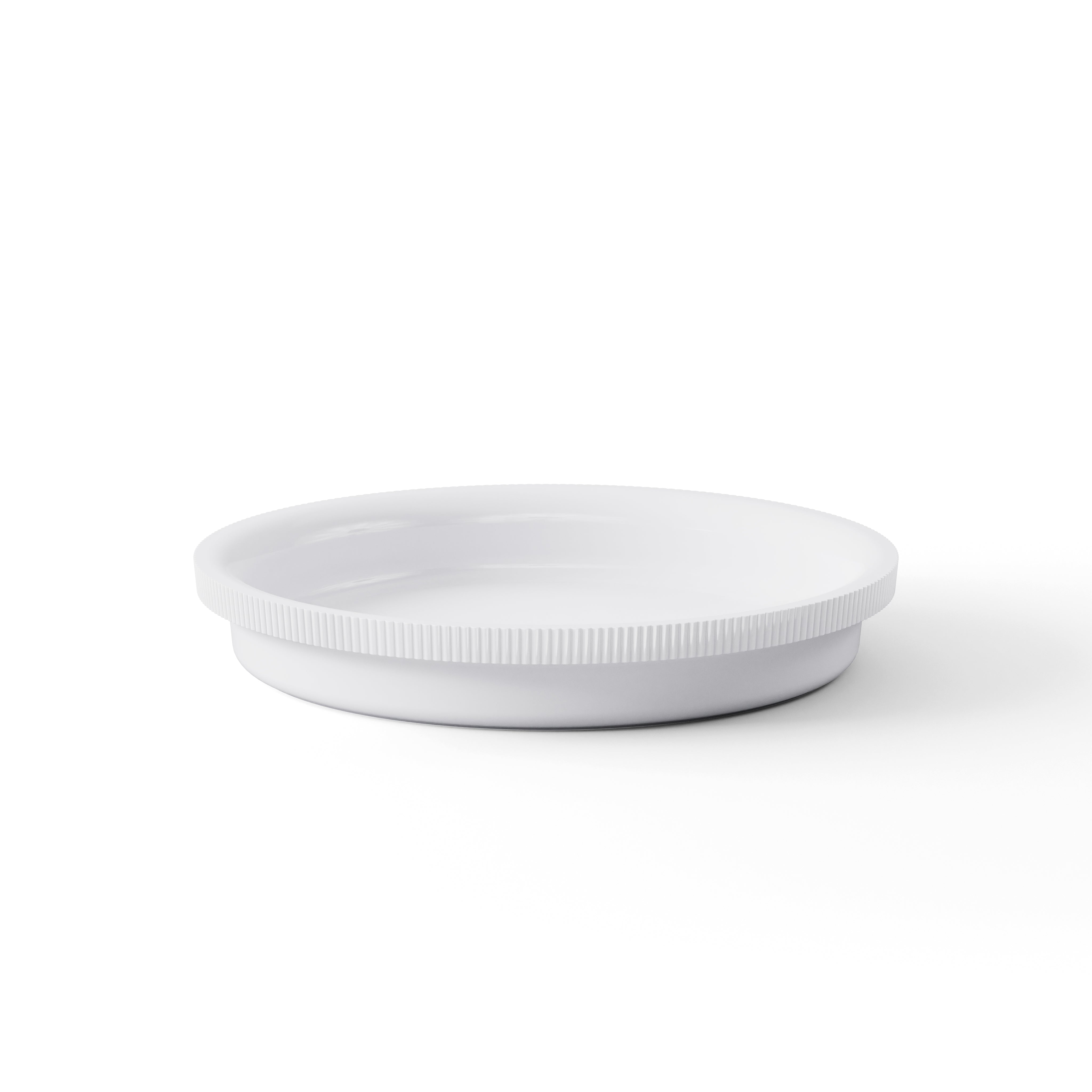 Bernadotte Ovenware Round Porcelain