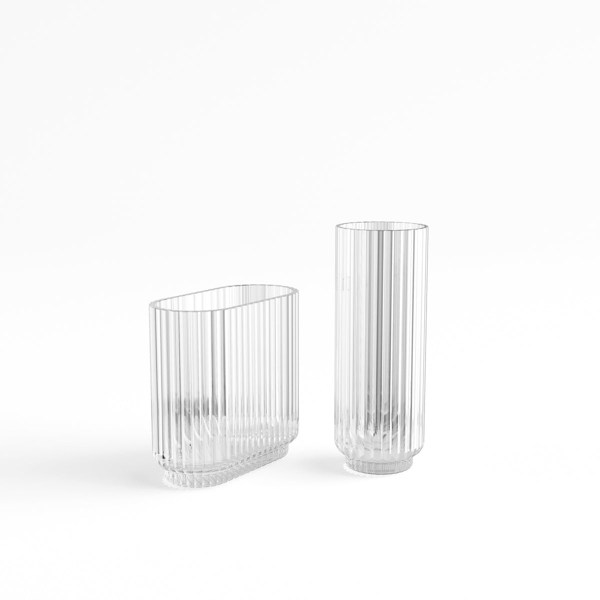 Bernadotte Round Vase Glass