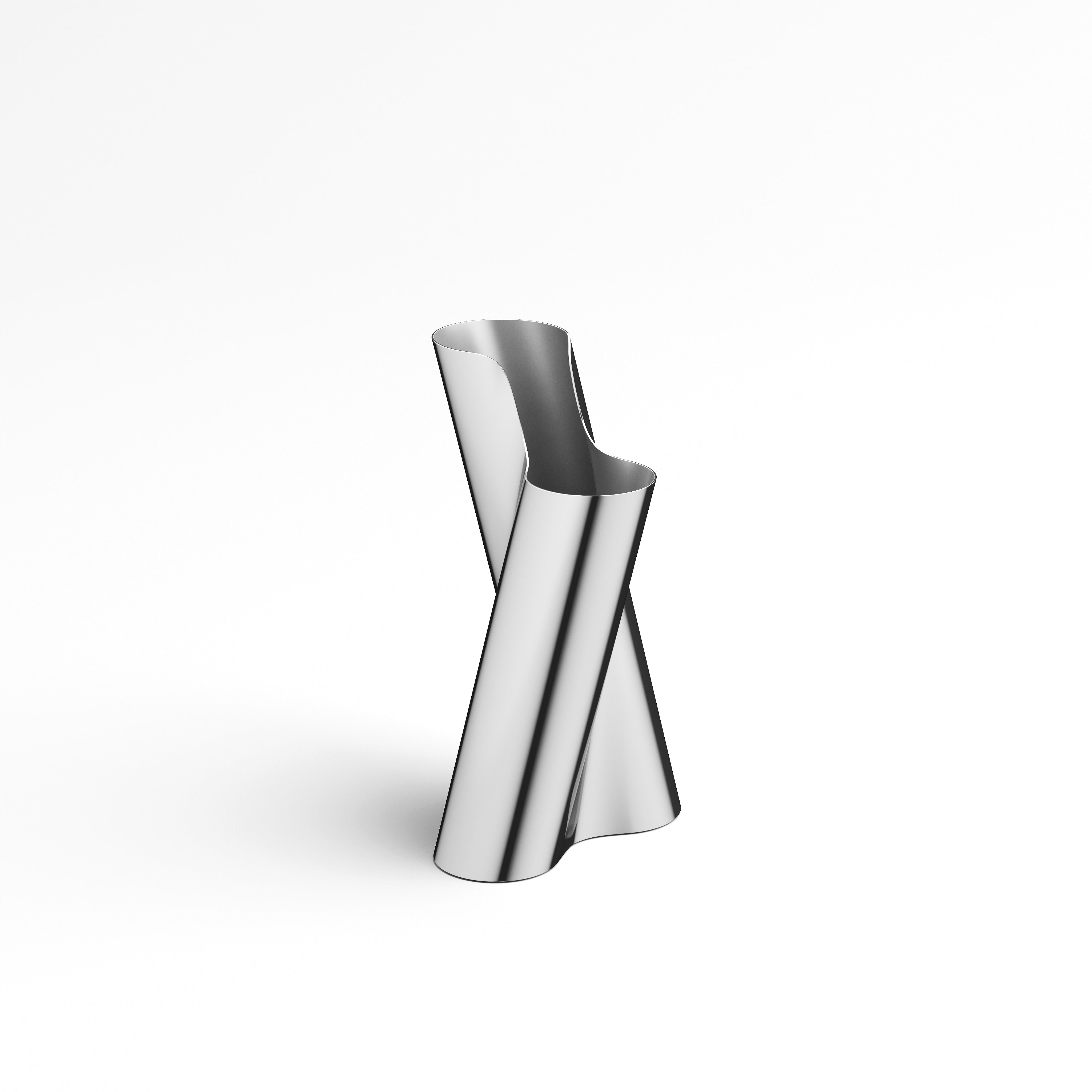 Lituus Vase Stainless Steel Large