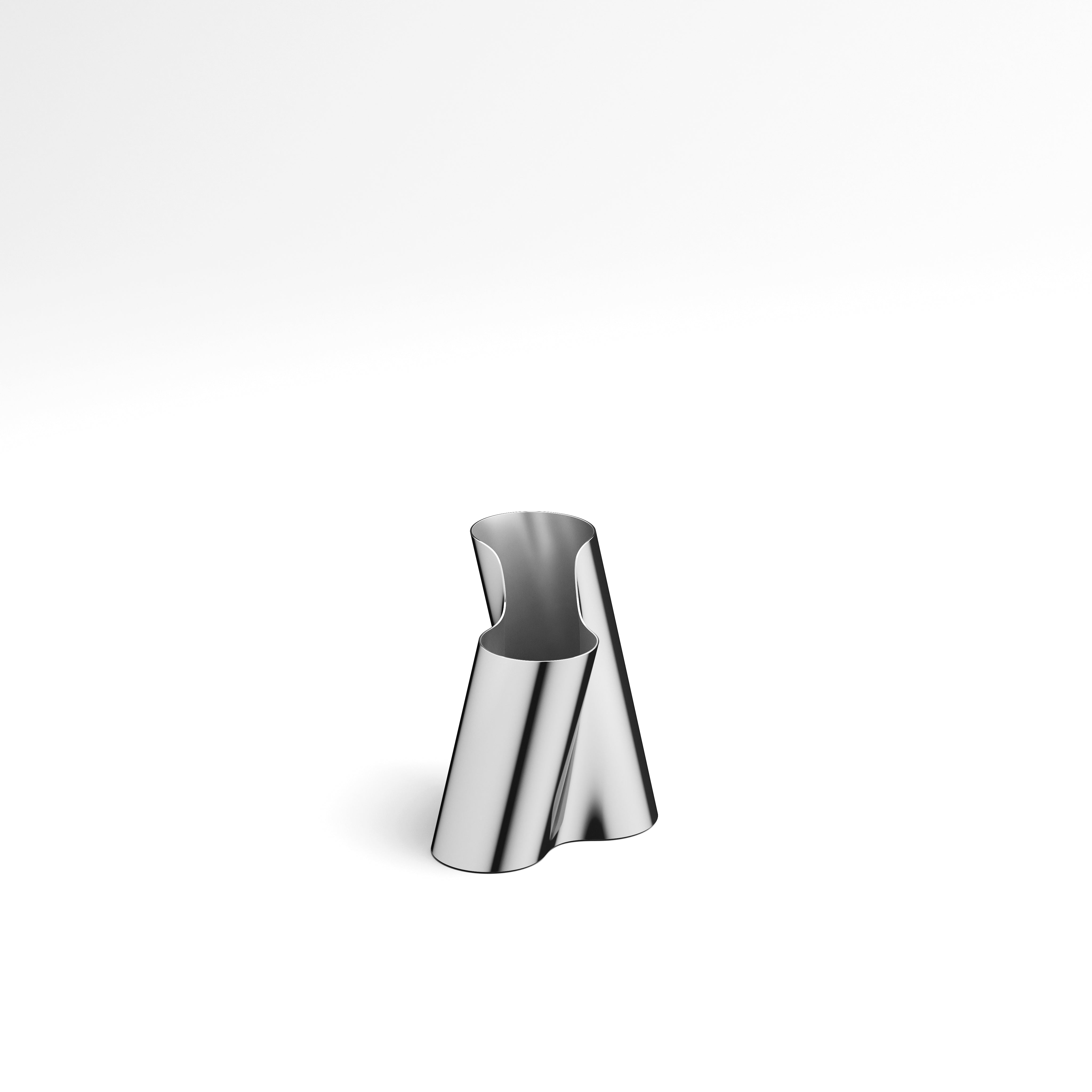 Lituus Vase Stainless Steel Medium
