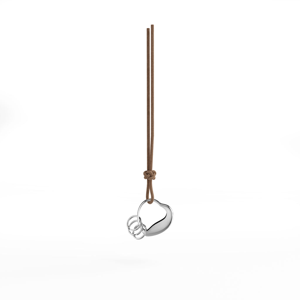 Heart Keyring Stainless Steel