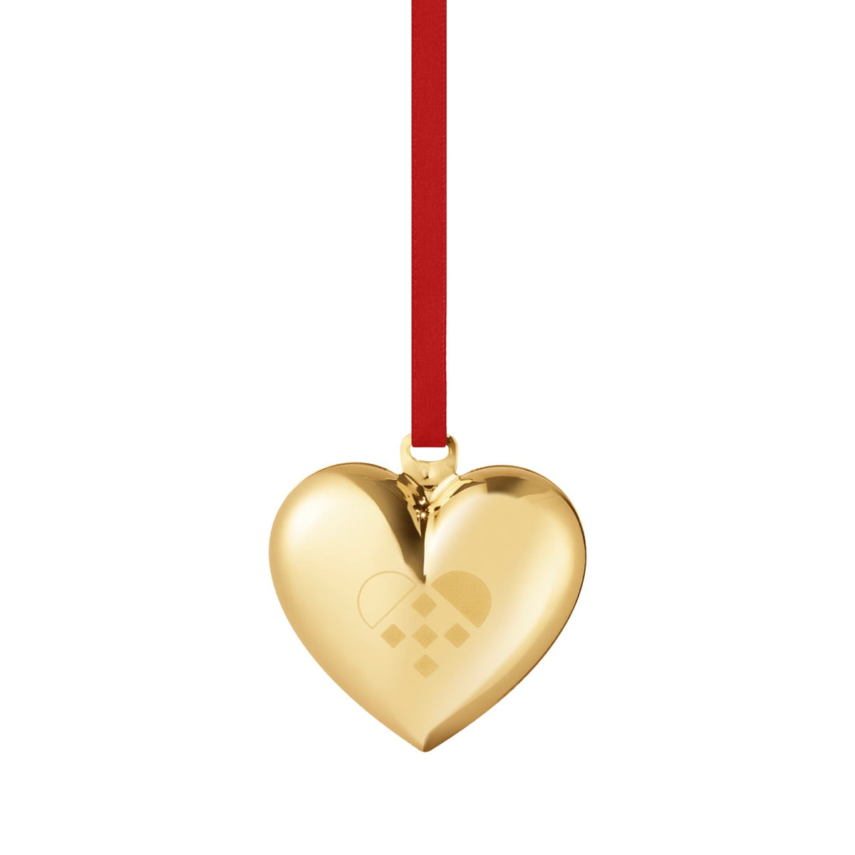 2025 Heart 18kt Gold Plated Brass