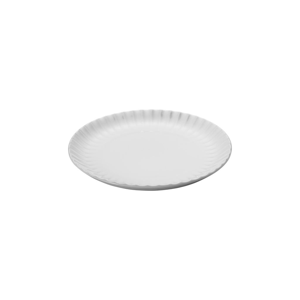 Bernadotte Soft Groove Lunch Plate in Porcelain, 9"