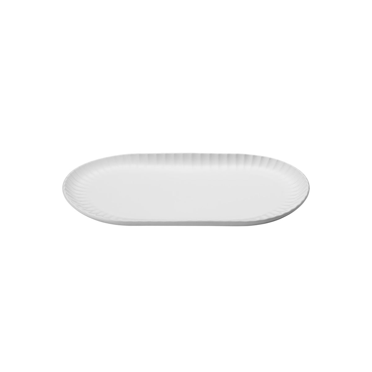 Bernadotte Soft Groove Serving Dish in Porcelain
