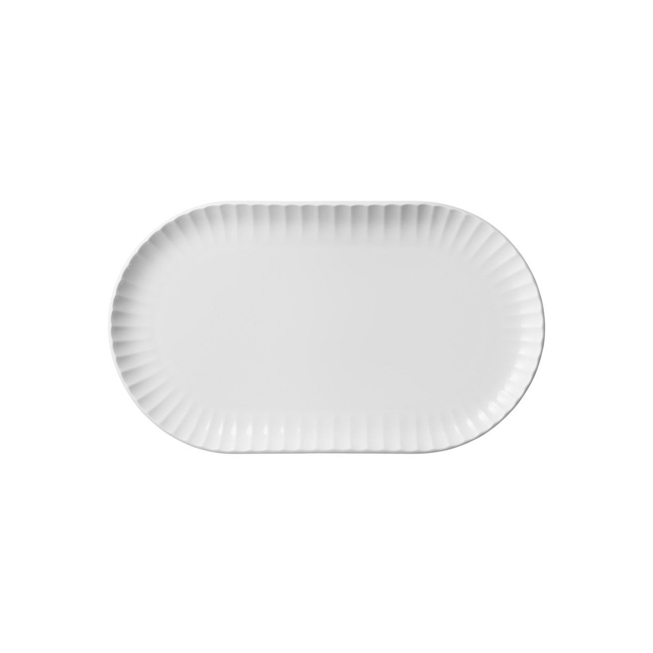 Bernadotte Soft Groove Serving Dish in Porcelain