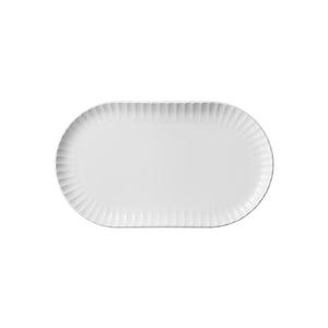 Bernadotte Soft Groove Serving Dish in Porcelain
