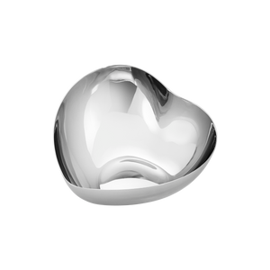 Heart Medium Bowl in Stainless Steel Mirror
