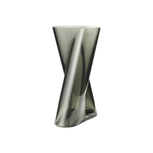 Lituus Vase in Smokey Glass, Large