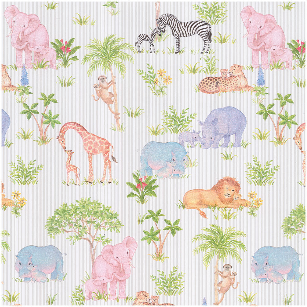 Safari Baby Gift Wrapping Paper, 30" x 8' Roll