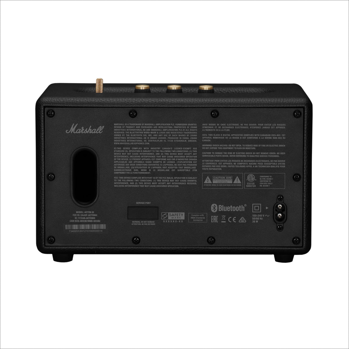 Acton III Bluetooth Speaker in Black