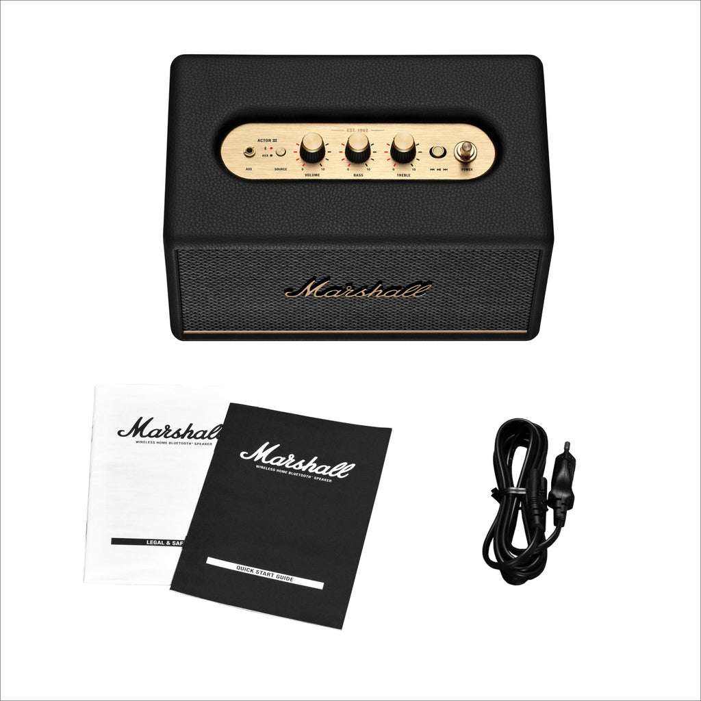 Acton III Bluetooth Speaker in Black