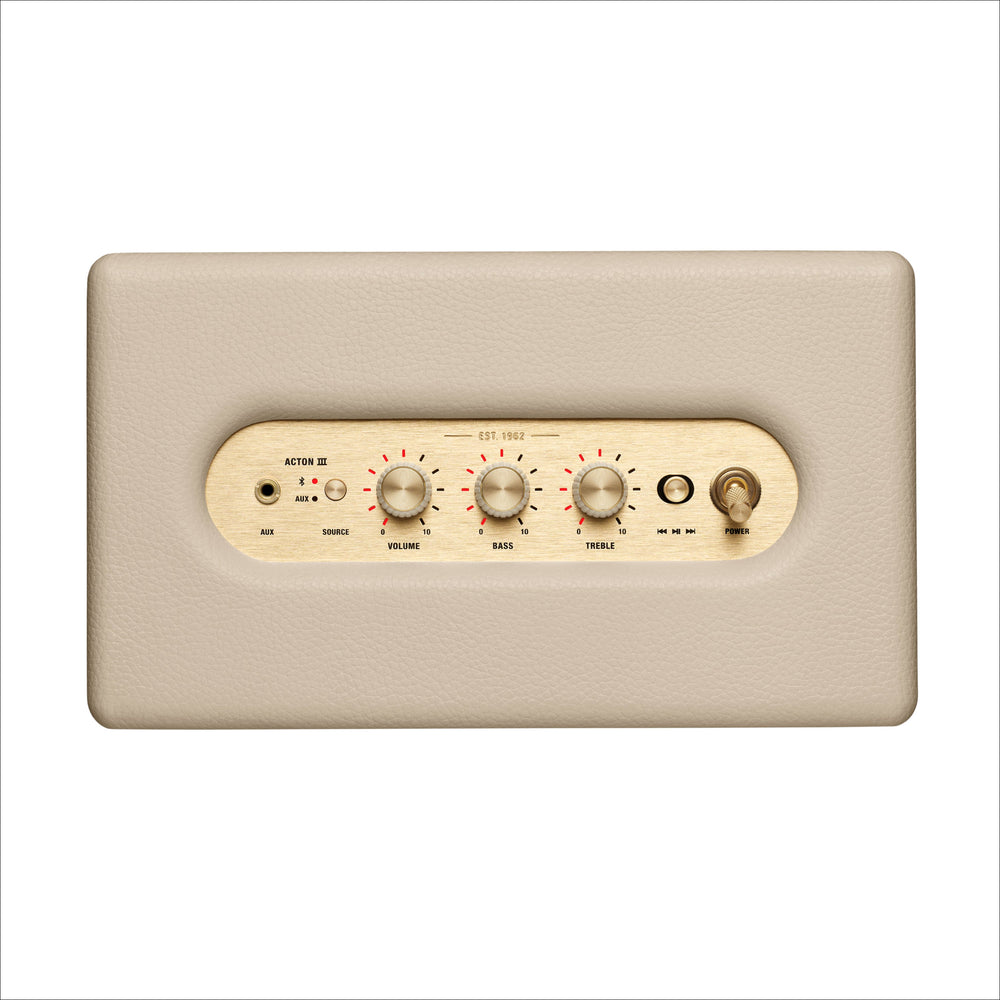 Acton III Bluetooth Speaker in Cream