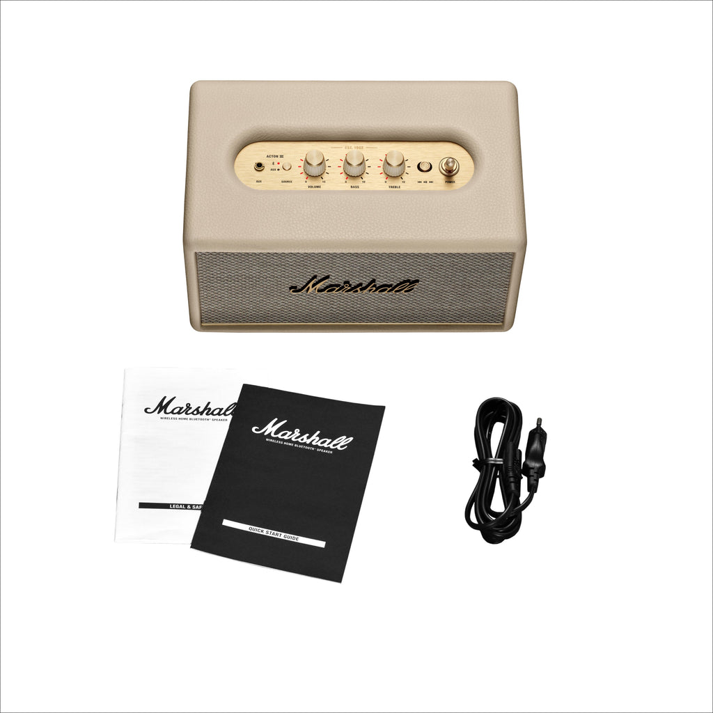 Acton III Bluetooth Speaker in Cream
