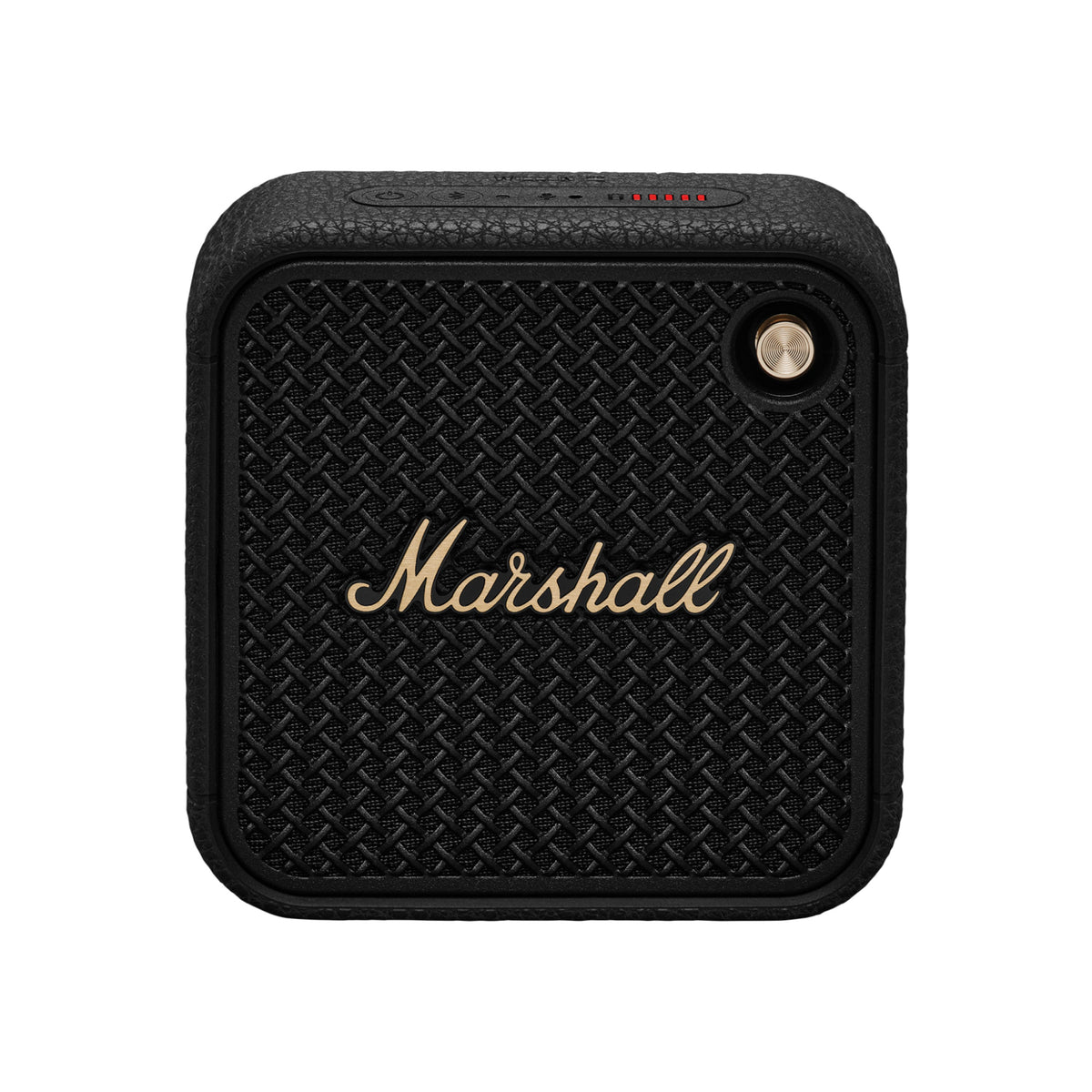 Willen II Portable Bluetooth Speaker in Black & Brass