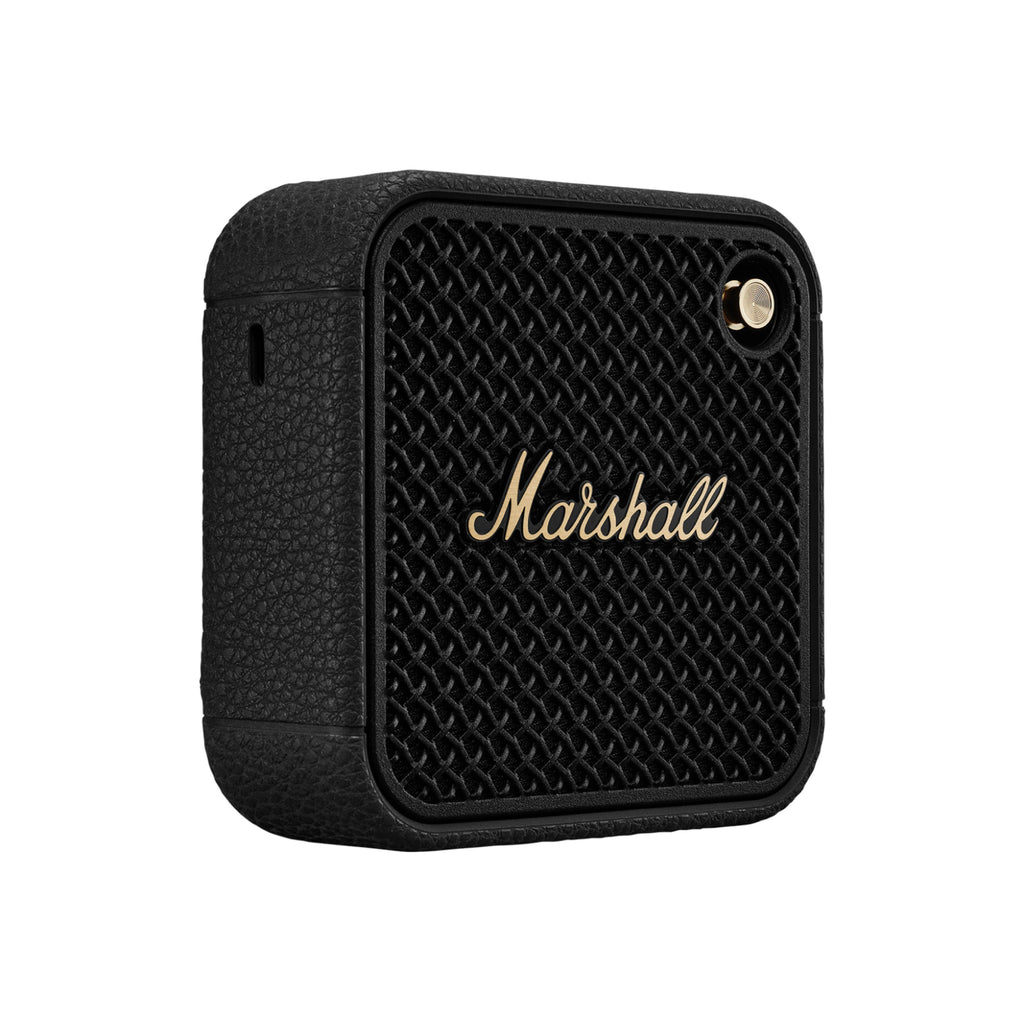 Willen II Portable Bluetooth Speaker in Black & Brass