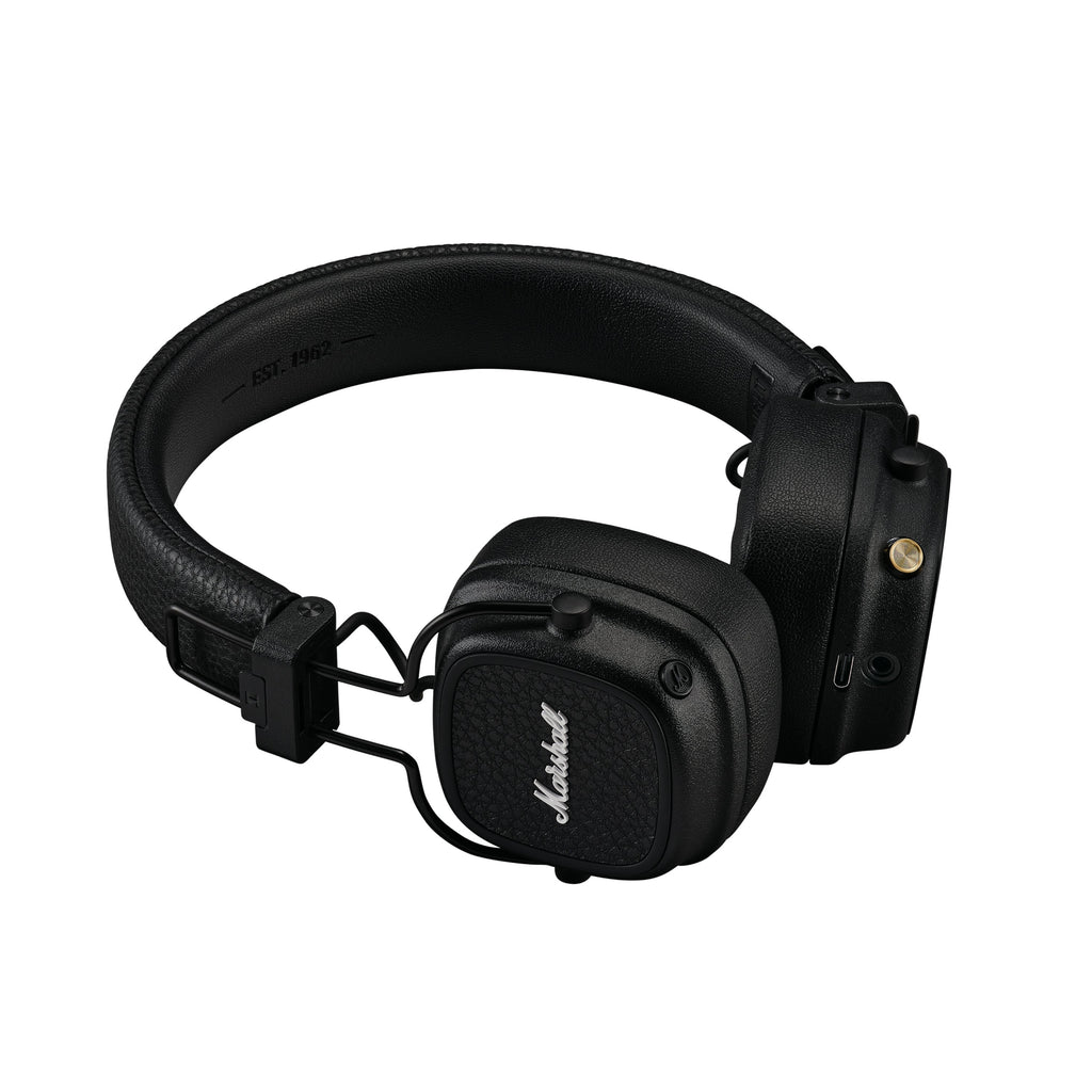 Major V On-Ear Bluetooth Headphones in Black