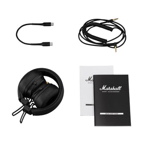 Major V On-Ear Bluetooth Headphones in Black