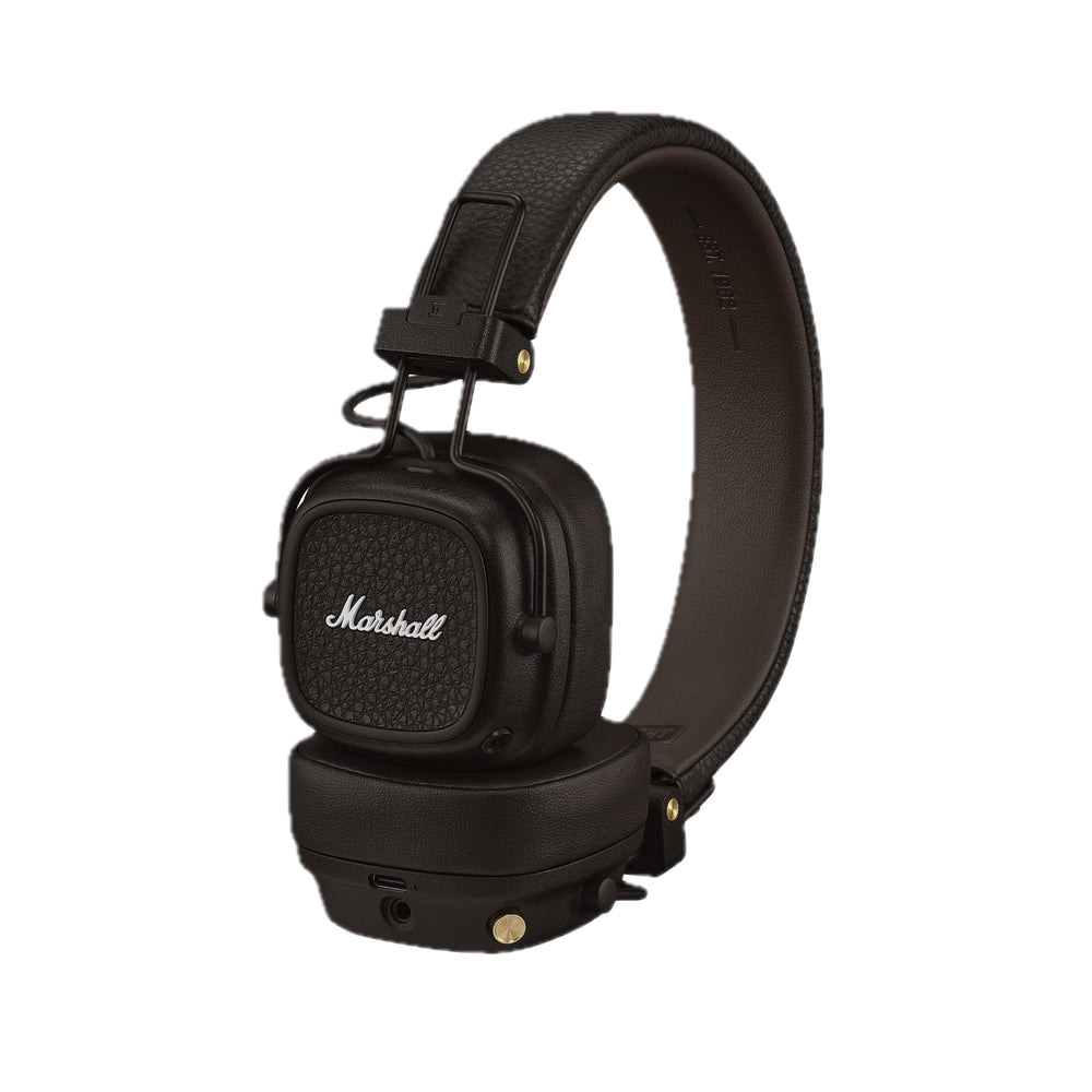 Major V On-Ear Bluetooth Headphones in Brown
