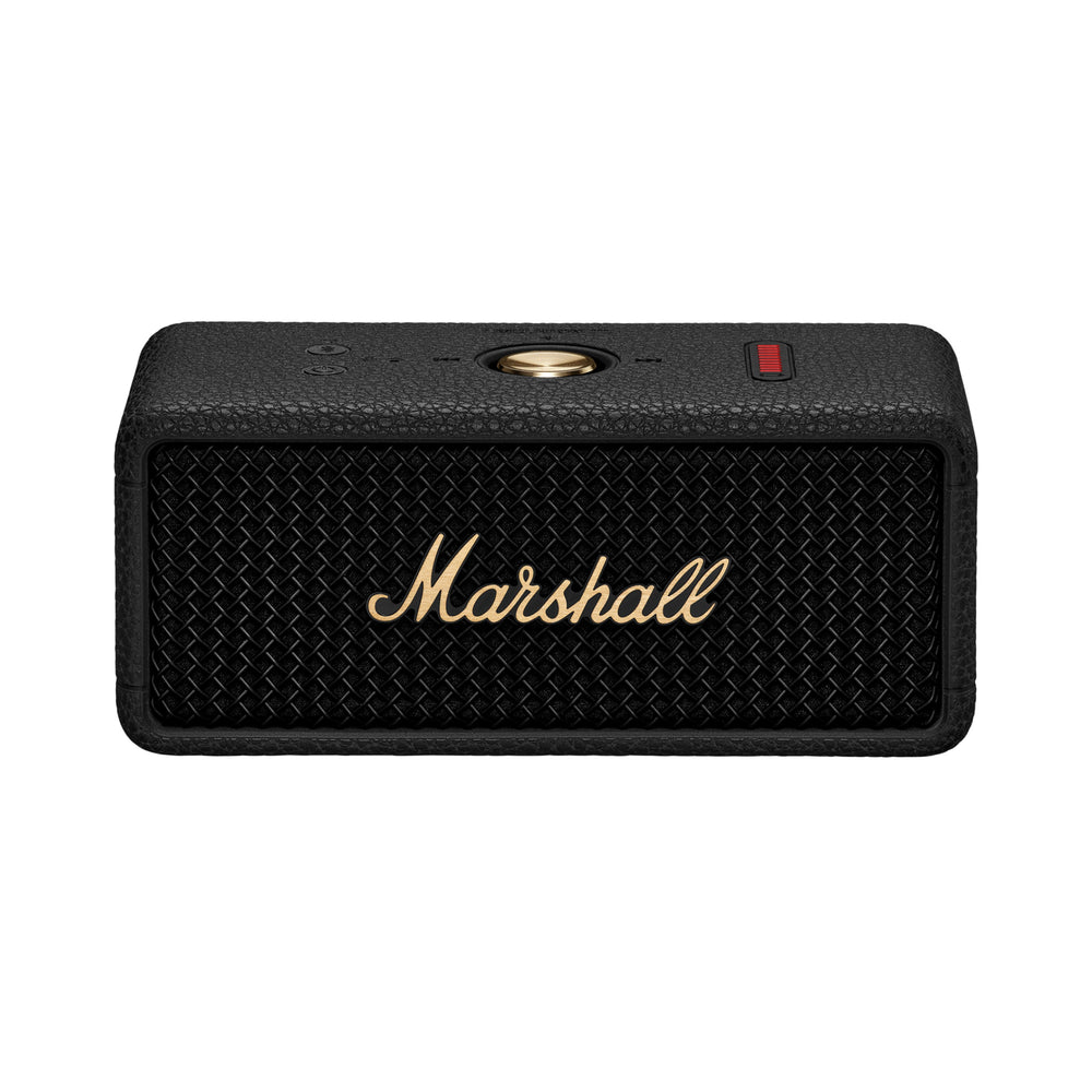 Emberton III Portable Bluetooth Speaker in Black & Brass