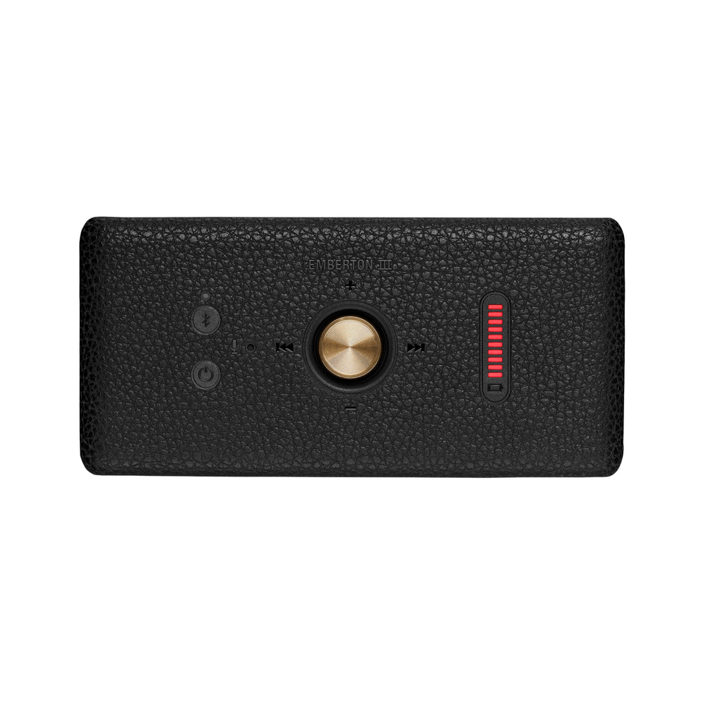Emberton III Portable Bluetooth Speaker in Black & Brass