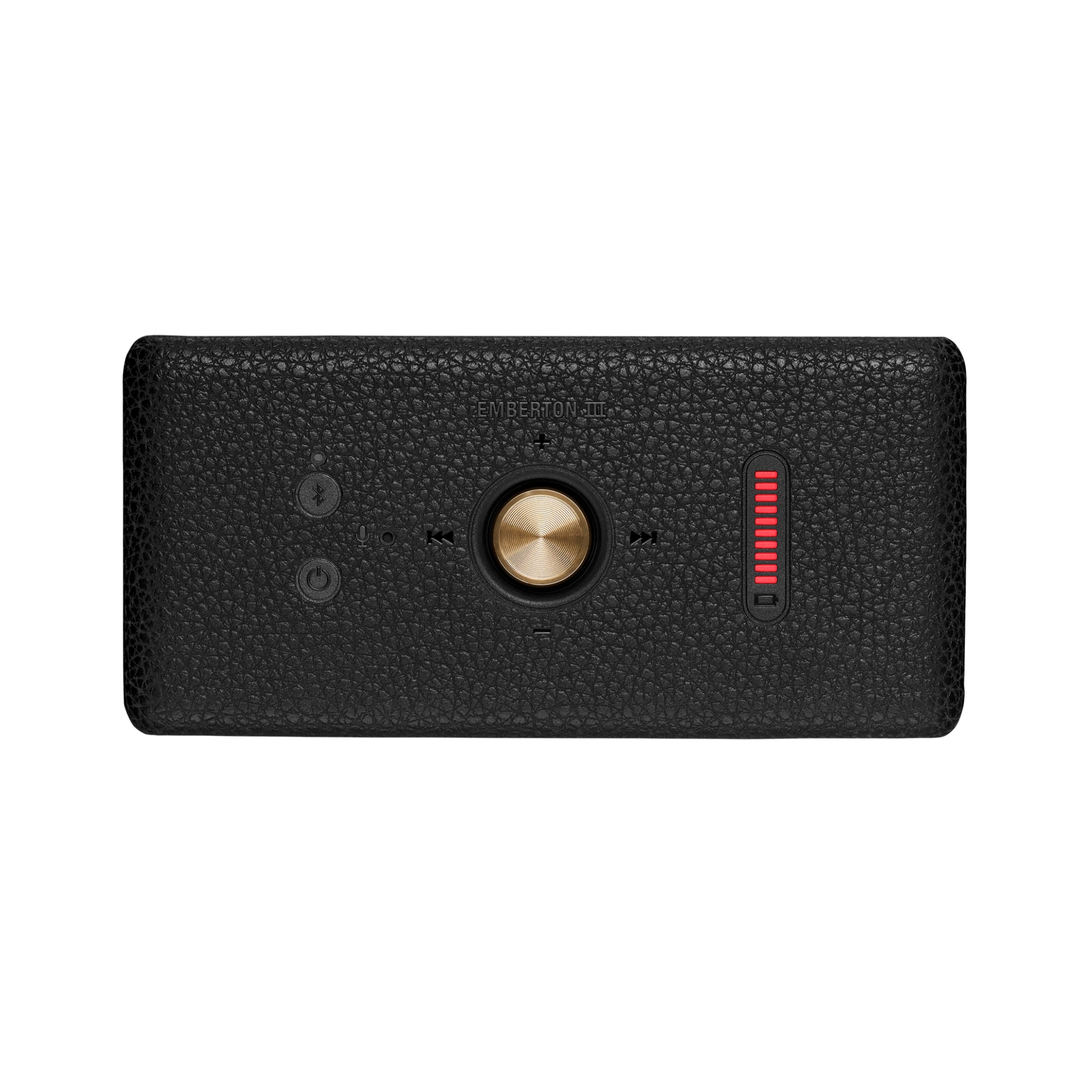 Emberton III Portable Bluetooth Speaker in Black & Brass