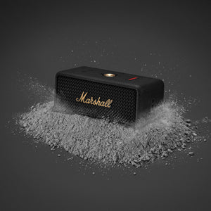 Emberton III Portable Bluetooth Speaker in Black & Brass
