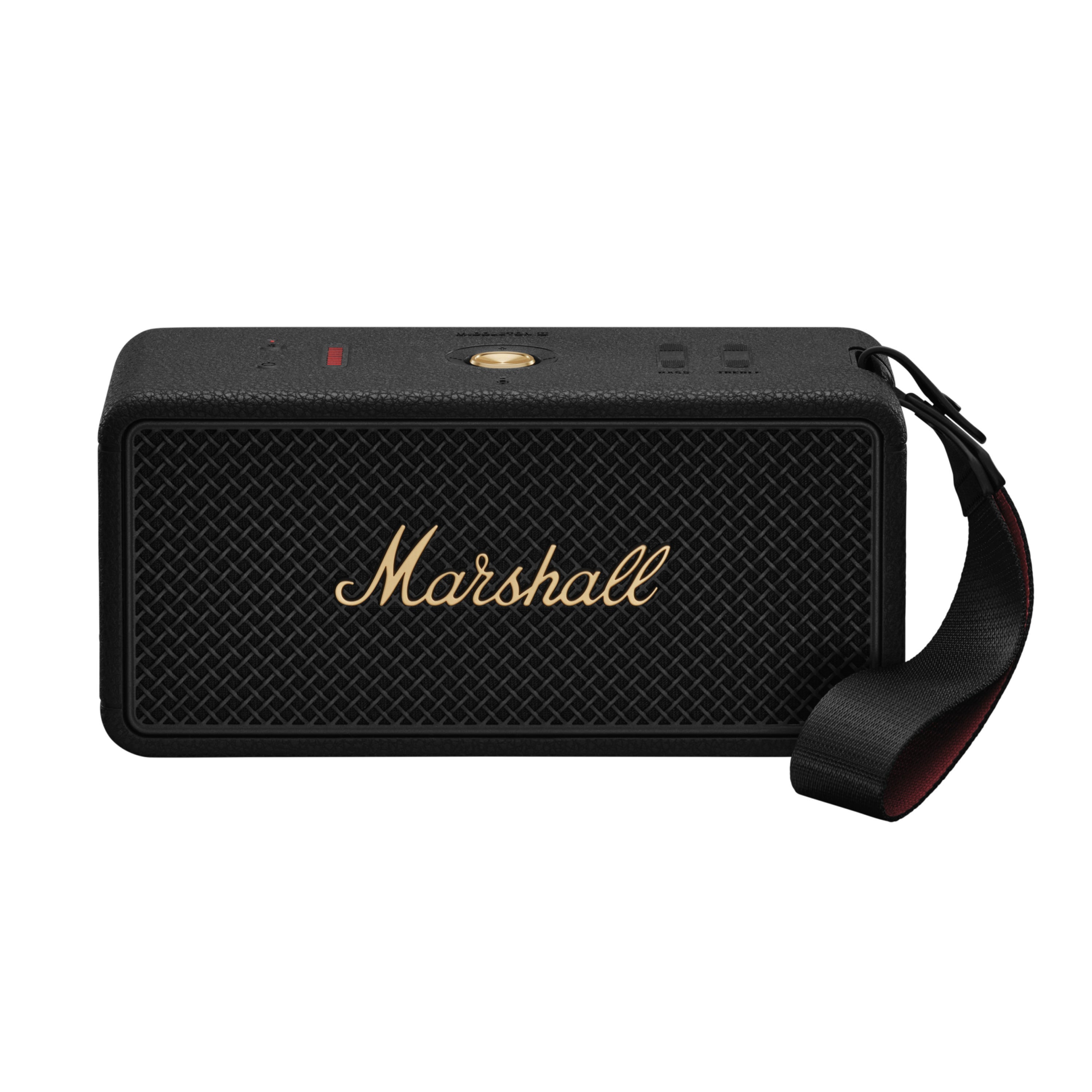 Middleton II Portable Bluetooth Speaker in Black & Brass