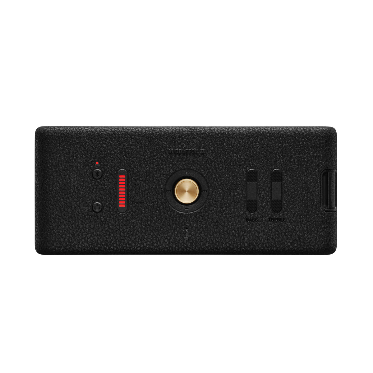 Middleton II Portable Bluetooth Speaker in Black & Brass