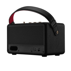 Kilburn III Portable Bluetooth Speaker in Black & Brass
