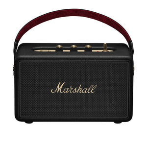 Kilburn III Portable Bluetooth Speaker in Black & Brass