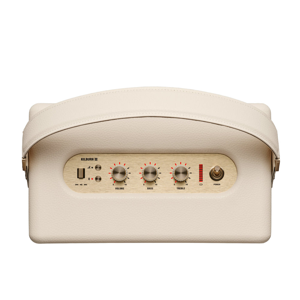 Kilburn III Portable Bluetooth Speaker in Cream