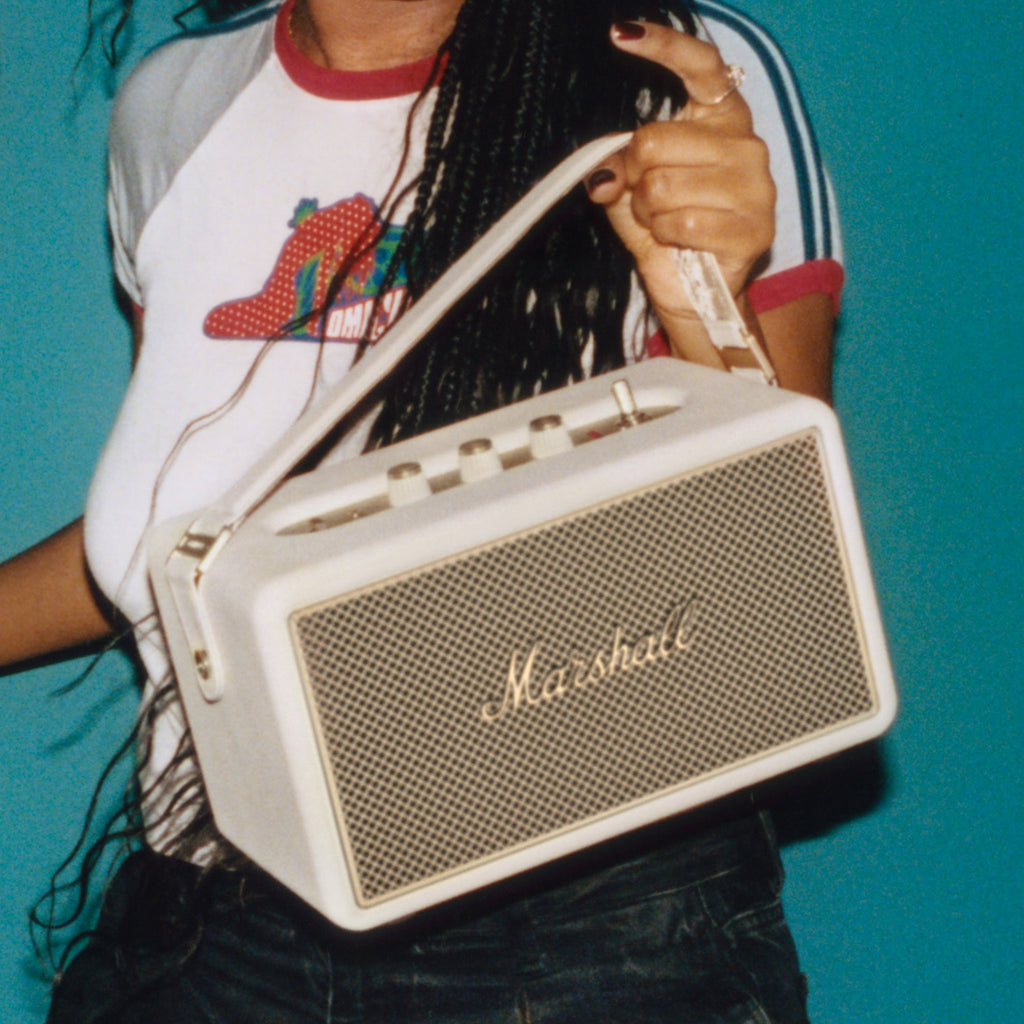 Kilburn III Portable Bluetooth Speaker in Cream