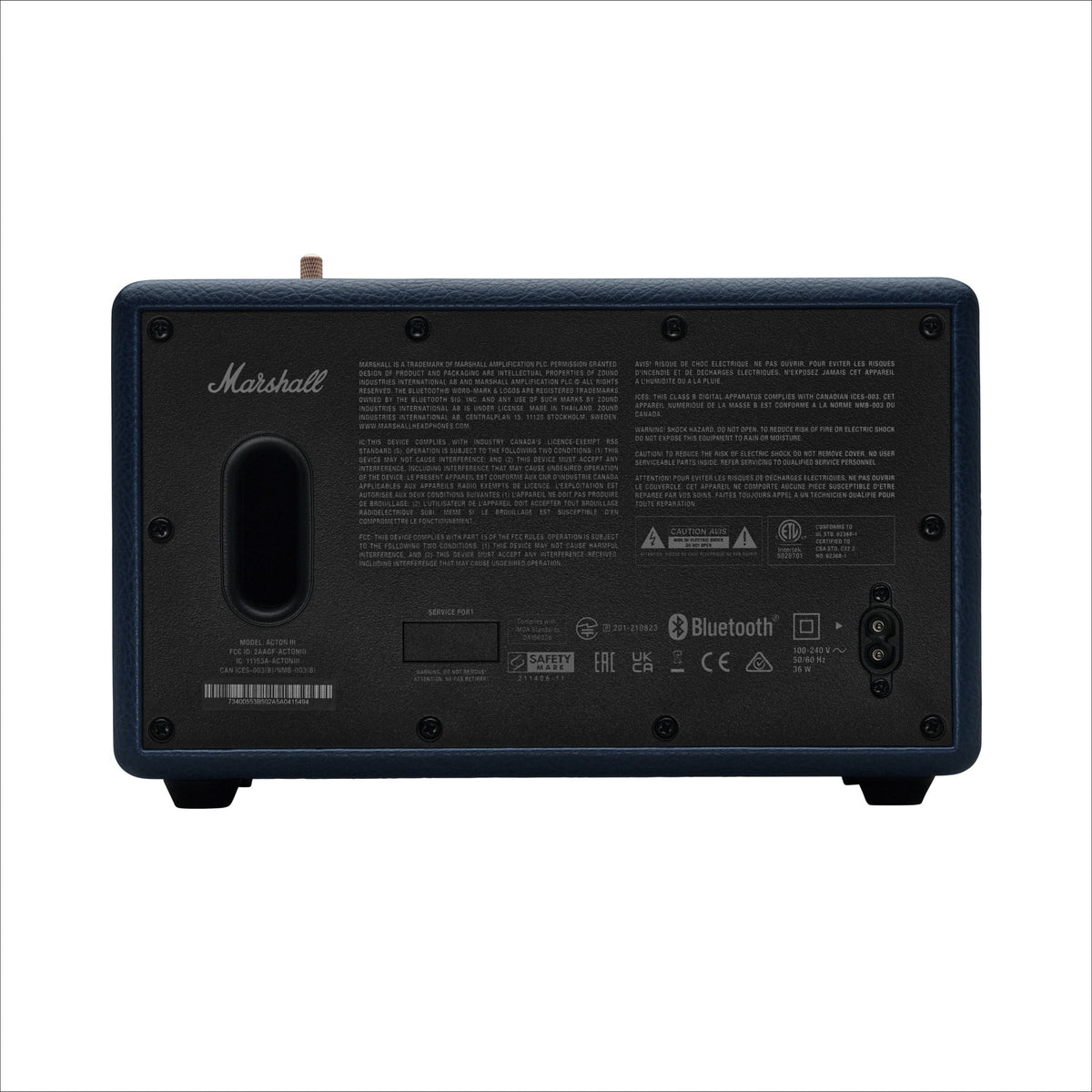 Acton III Bluetooth Speaker in Midnight Blue