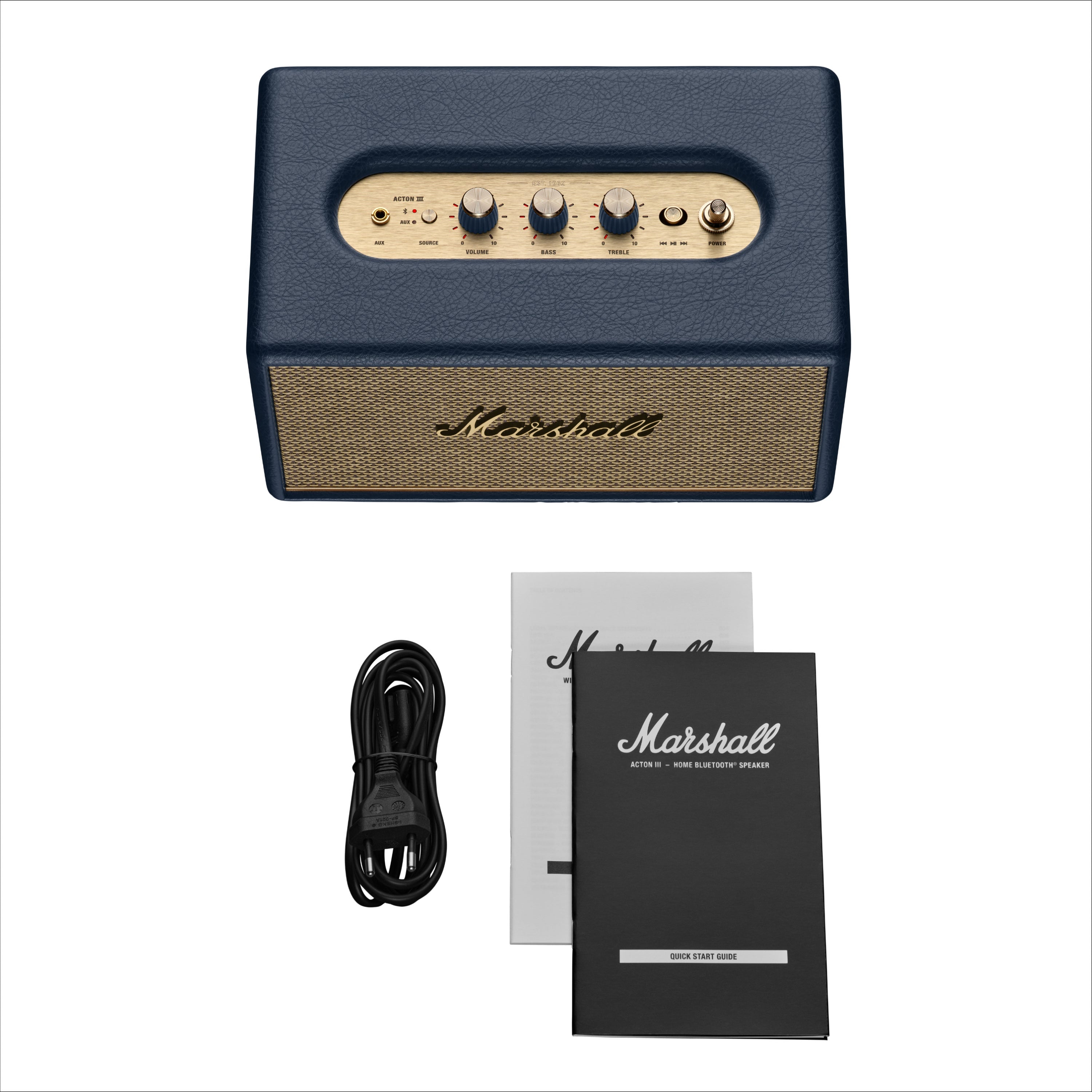 Acton III Bluetooth Speaker in Midnight Blue | Over The Moon
