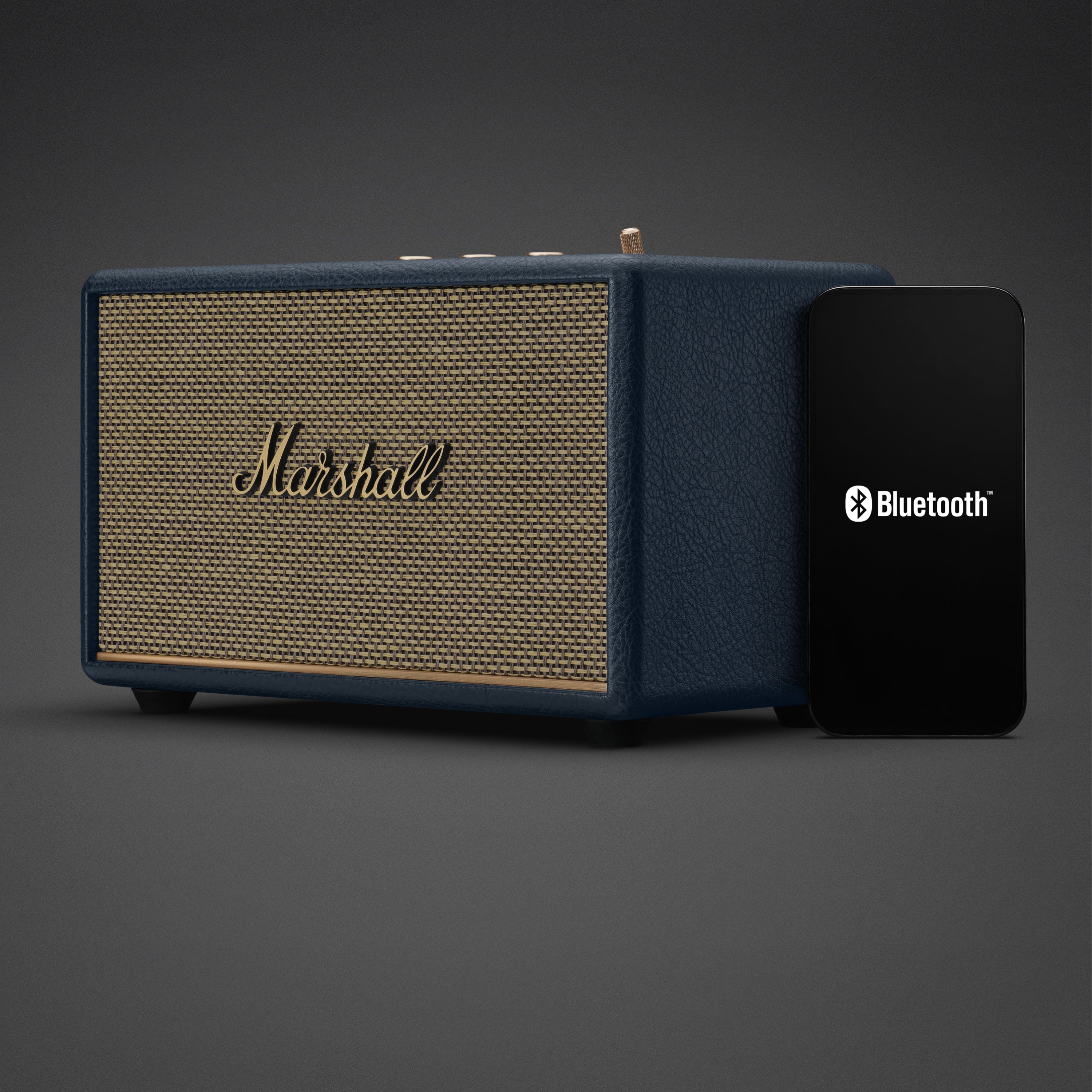 Acton III Bluetooth Speaker in Midnight Blue | Over The Moon