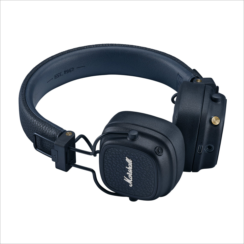 Major V On-Ear Bluetooth Headphones in Midnight Blue