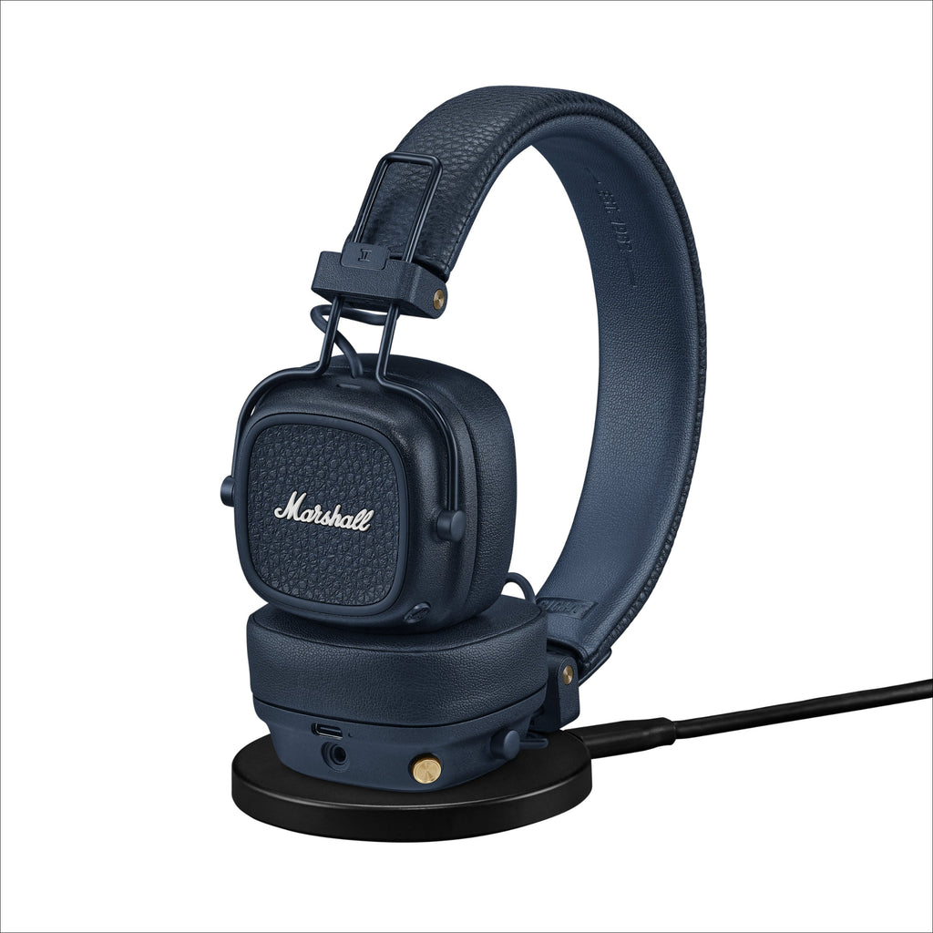 Major V On-Ear Bluetooth Headphones in Midnight Blue