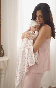 100% Pima Cotton Dorset Floral Baby Blanket