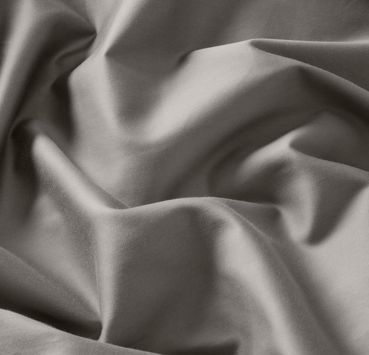 Percale Hemmed Sheet Set in Stone