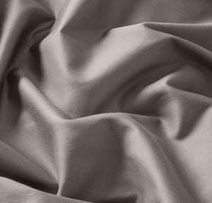 Percale Hemmed Sheet Set in Stone