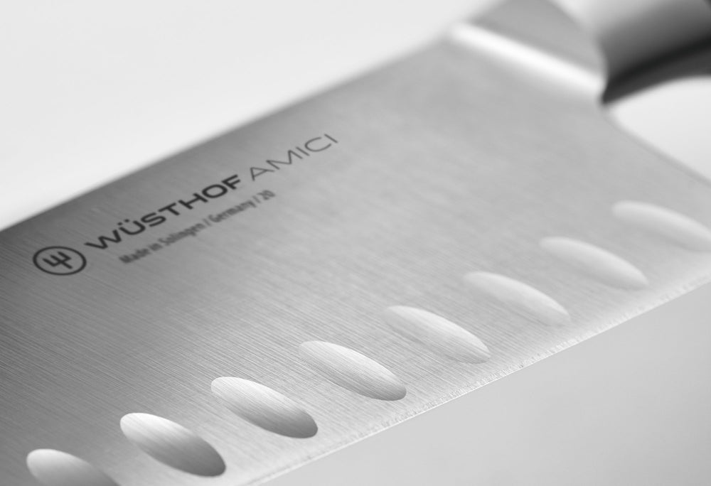 7" Amici Hollow Edge Rotoku Santoku Knife