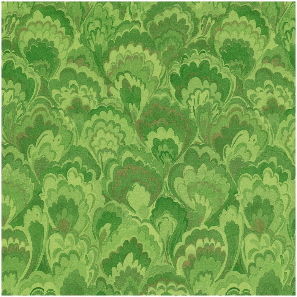 Marbled Ceramica Green & Gold Gift Wrapping Paper